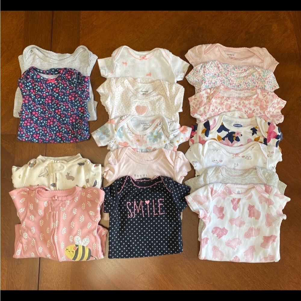 Carters Baby Girl Bundle Size 3 mos